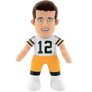 Buy NFL Green Bay Packers Kids Aaron Rodgers Plush Figure, 10", White ...