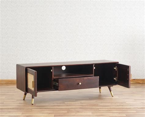 Buy Online Now – Boston Solid Wood Rattan Cane TV Cabinet