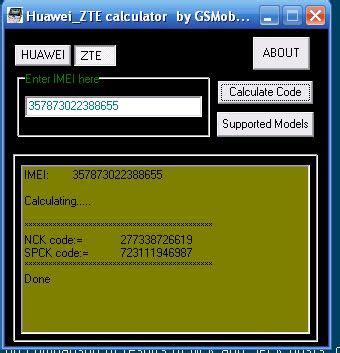 Image result for Huawei Unlock Code Calculator