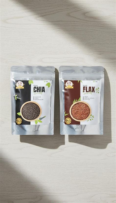 Combo Chia + Flax Seeds — Buy Online | Chau Foods