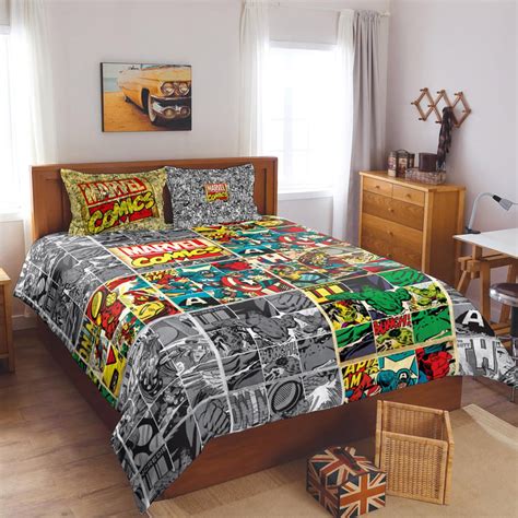 Buy SPACES Kids Avengers Print 3-Piece Bedsheet Set - 229x274 cm from ...