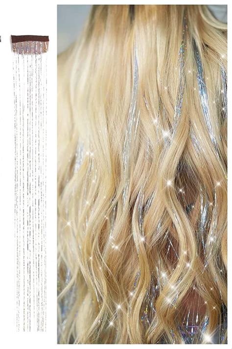 Glitter hair extensions – Artofit
