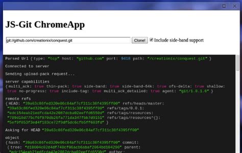 JavaScript Git 的图像结果