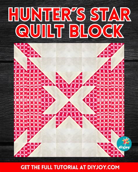 Image result for Hunters Star Quilt Block Pattern