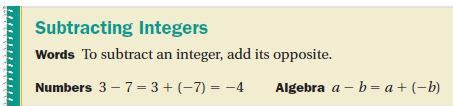 Integer rules Flashcards | Quizlet
