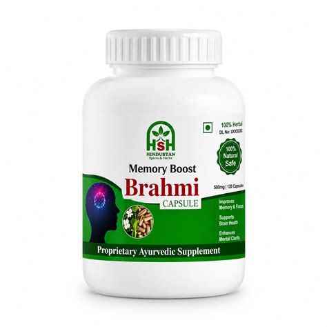 Brahmi Plus (Brahmi) Memory Boost Capsules – Ayurvedic Support for ...