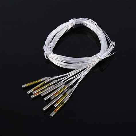 Temperature Controller Waterproof Sensor Probe, 10 Pcs PT100 Sensor ...
