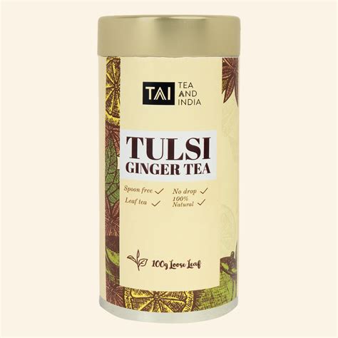Tulsi Ginger Tea / Tea And India – TEA AND INDIA