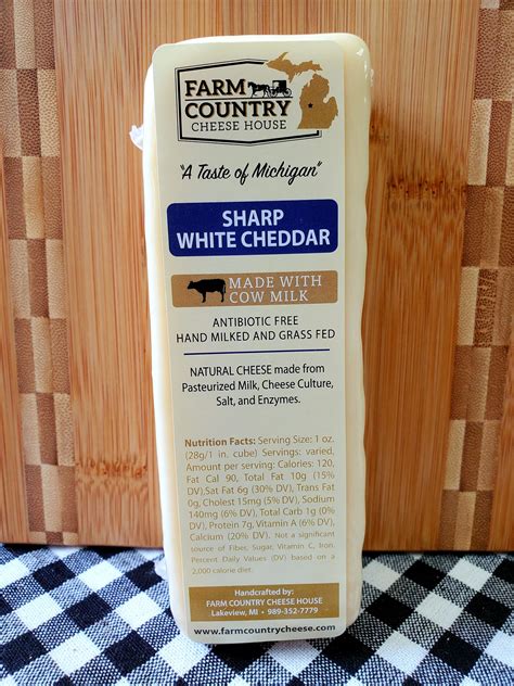 Sharp White Cheddar - Farm Country Cheese