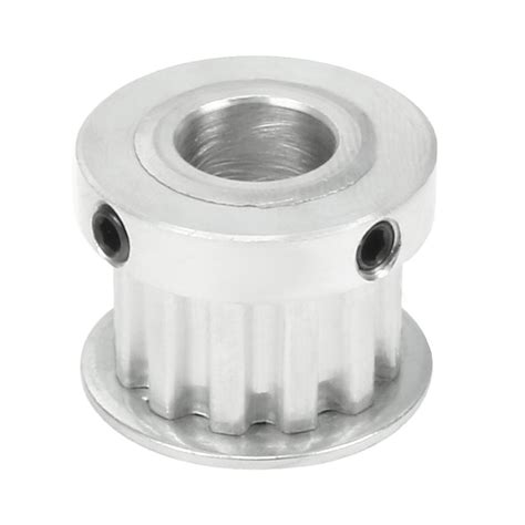 uxcell Aluminum XL 12 Teeth 10mm Bore Timing Belt Pulley Flange for ...