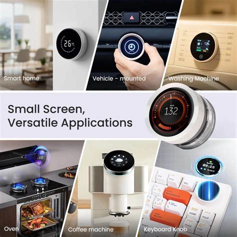 Elecrow CrowPanel 1.28 Inch ESP32 HMI Display with 240x240 IPS Round T ...