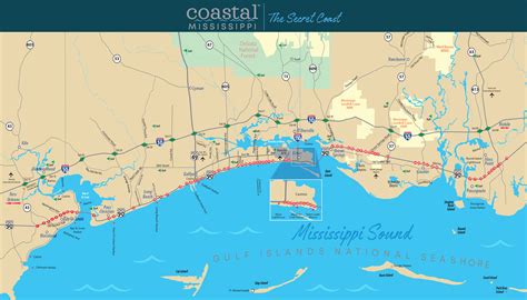 Map Of Mississippi Gulf Coast