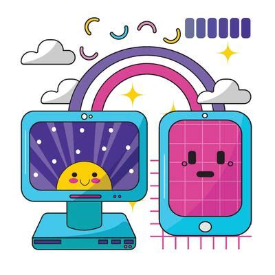 Cute Anime Icon of Technology 的图像结果