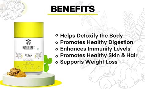 NUTRiHERBS Detox Capsules 800mg – Herbal Liver Detox & Kidney Cleanse ...