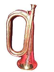 IM Copper Brass British Army Bugle : Amazon.in: Musical Instruments