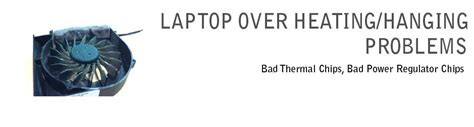 Laptop Over Heating / Hanging problems Repair Services - Laptec