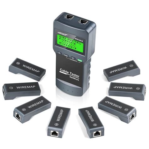 NOYAFA Network Cable Tester - Cable Wire Fault Finder For RJ45 Cat5 ...