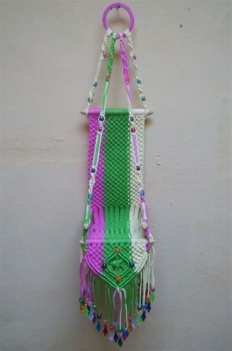 Buy Handmade Beautiful Decorative Macrame Jhula wall Hanging Online ...