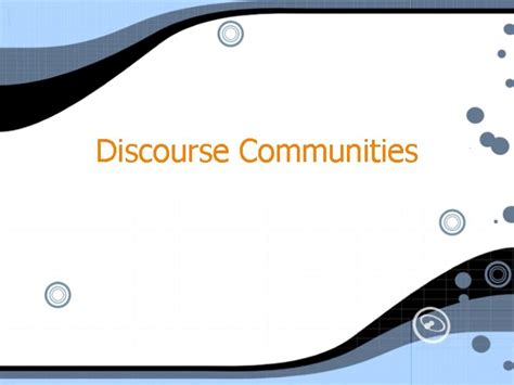 Image result for Discourse Community Examples