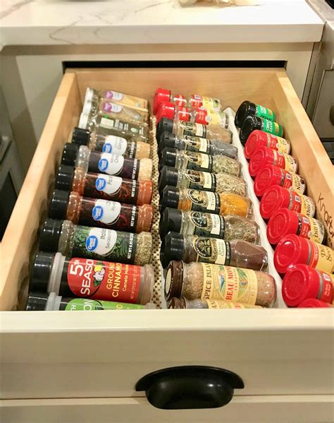 Custom Spice Rack Kitchen Drawer Organizer Spice Jar Storage Vertical ...