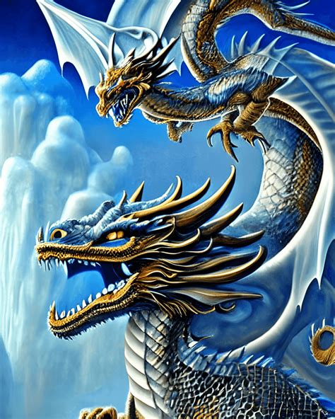 Two Headed Dragon Cartoon