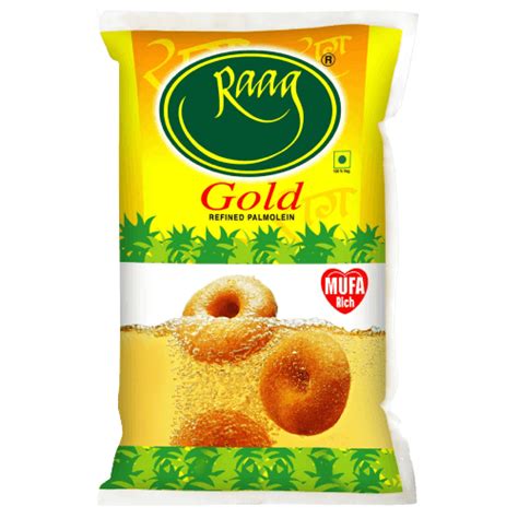 Raag Gold Refined Palmolein Oil 800 gm Pouch Pack of 10 Wholesalers ...