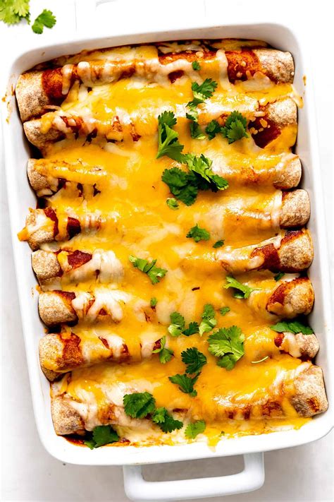 Veg Mexican Enchiladas The Best Vegetarian Enchiladas