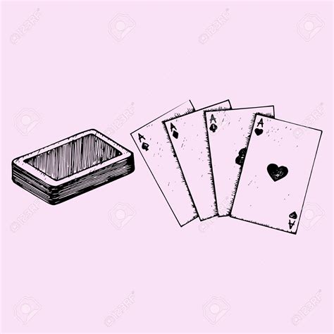 Deck Of Cards Drawing at GetDrawings | Free download