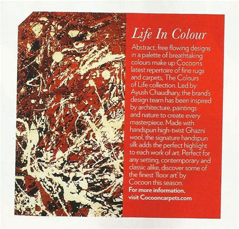 Cocoon In Vouge 2014 – Cocoon Fine Rugs