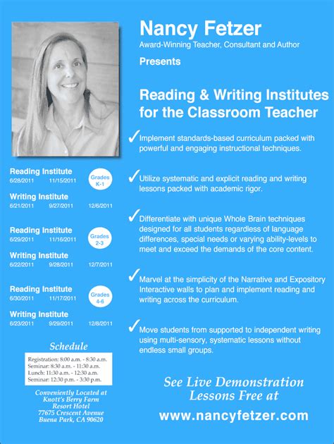 Fillable Online AwardWinning Teacher, Consultant and Author Fax Email ...