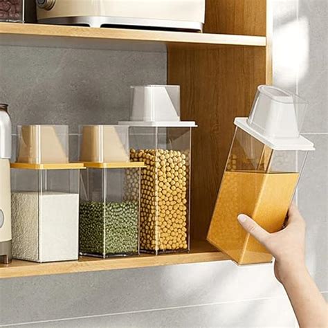Buy MosQuick Clear Airtight Food Storage Containers With Lids,Bpa Free ...