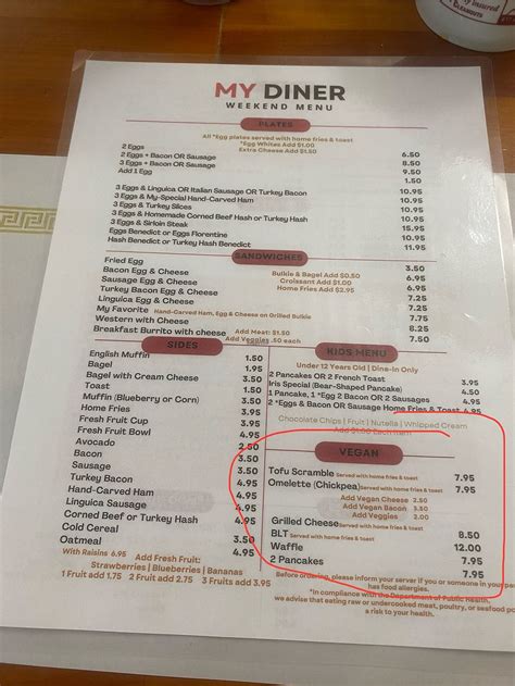 My Diner - Boston Massachusetts Restaurant - HappyCow