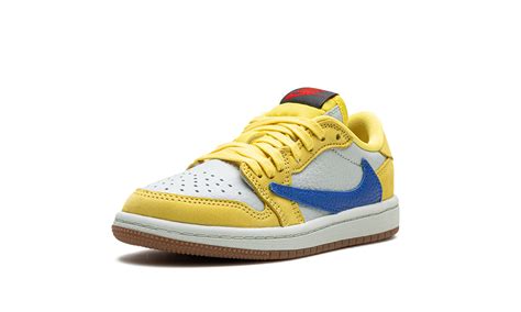 Jordan 1 Retro Low OG SP PS "Travis Scott - Canary" DZ5909 700 | Retro ...