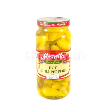 Jual mezzetta hot chili peppers | acar merica &cabe | 473 ml | Shopee ...