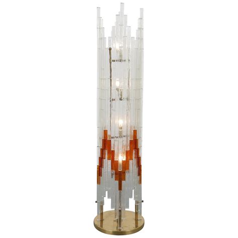 A Radical MURANO Glass FLOOR LAMP by GALLOTTI and RADICE, FONTANA ARTE ...