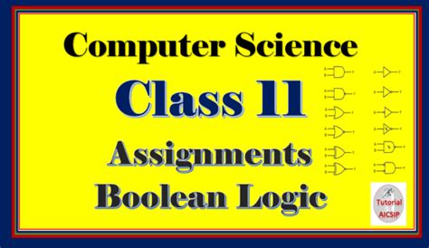Image result for Boolean Logic Class 11 Computer Science Notes