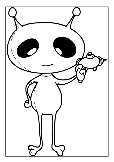 Image result for Alien Coloring Pages Preschool