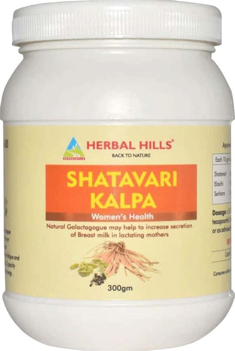 Buy HERBAL HILLS SHATAVARI KALP 300 GMS FOR WOMEN NATURAL ELAICHI ...