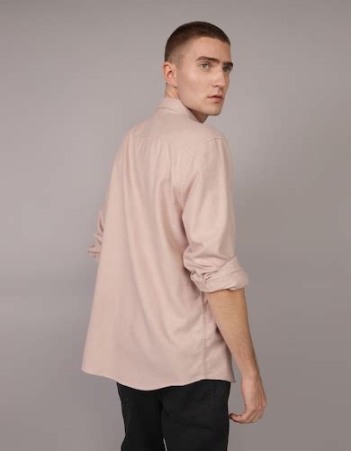 Buy American Eagle Men Pink Fireside Flannel Shirt Online - 39733726