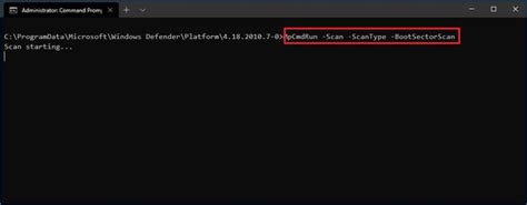 Image result for Windows Antivirus Scan Using Command Prompt