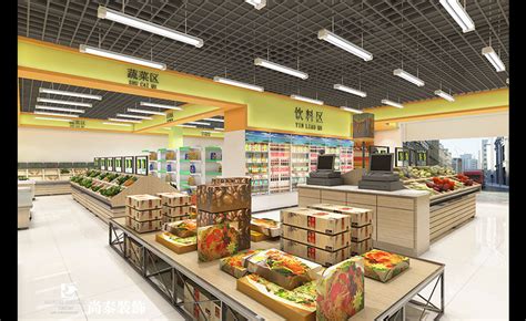 400平米超市效果图,好看的超市门头图片,500平米超市图(第9页)_大山谷图库