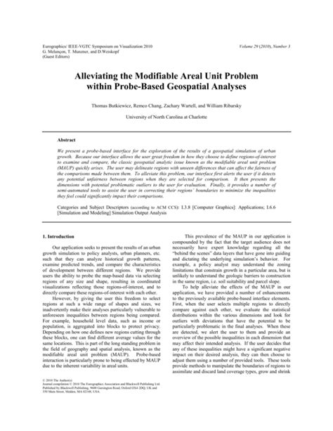 Image result for Modifiable Areal Unit Problem