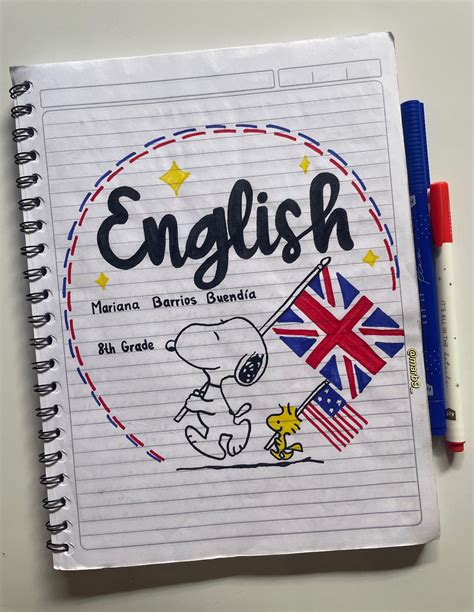 Portadas Cuadernos Ingles