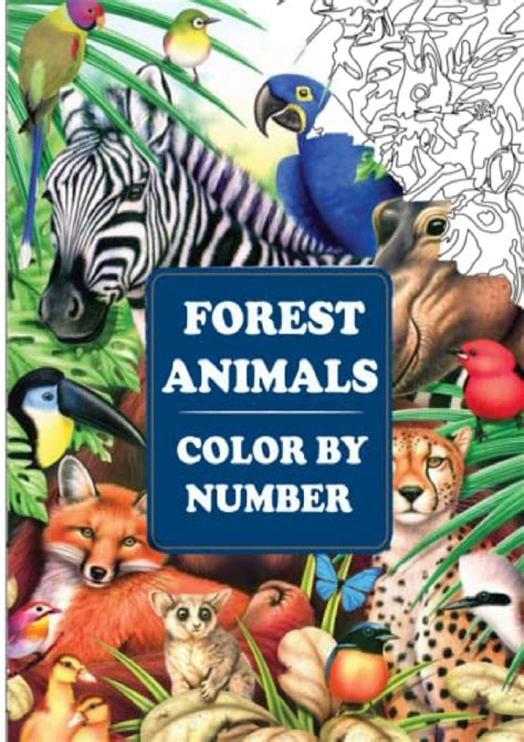 DownloadPDF Forest Animals Color by Number: An Adult Coloring Book with ...