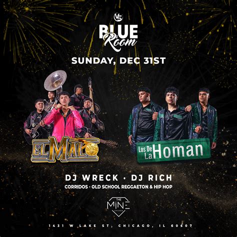 SUNDAY - Blue Room (w/DJ Wreck, DJ Rich & Performance by El Malo + Los ...