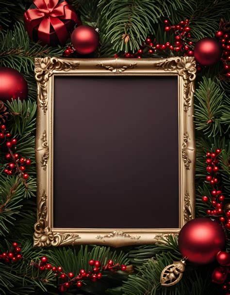 Christmas Vintage Frame Free Stock Photo - Public Domain Pictures