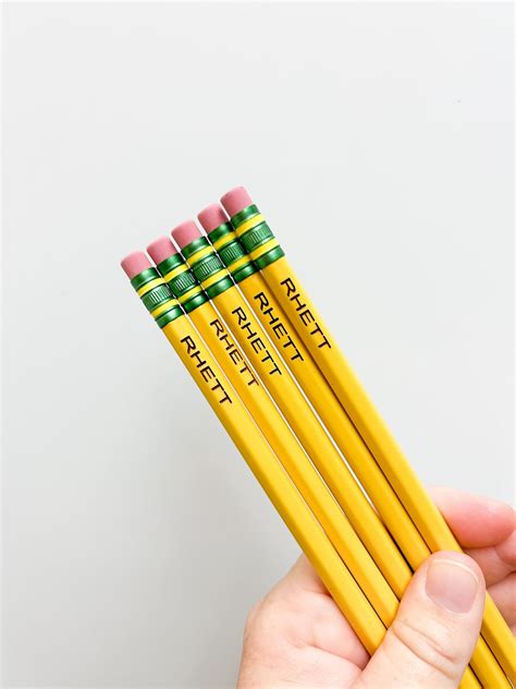 Personalized Pencils, Engraved Number Two Pencils, Custom Pencils ...
