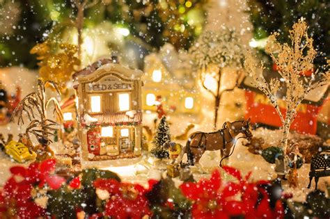 Creating a Miniature Christmas Village for the Holidays | Photo ...
