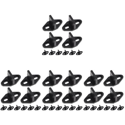 CIMAXIC Sliding Door Bottom Floor Guide Black Pom Easy Installation ...