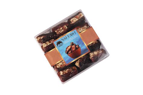 Natural Saffawi Dates with Vanilla Almonds – Ajfan Dates And Nuts
